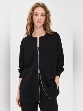 NWT Varley Augusta Zip-Through Sweater